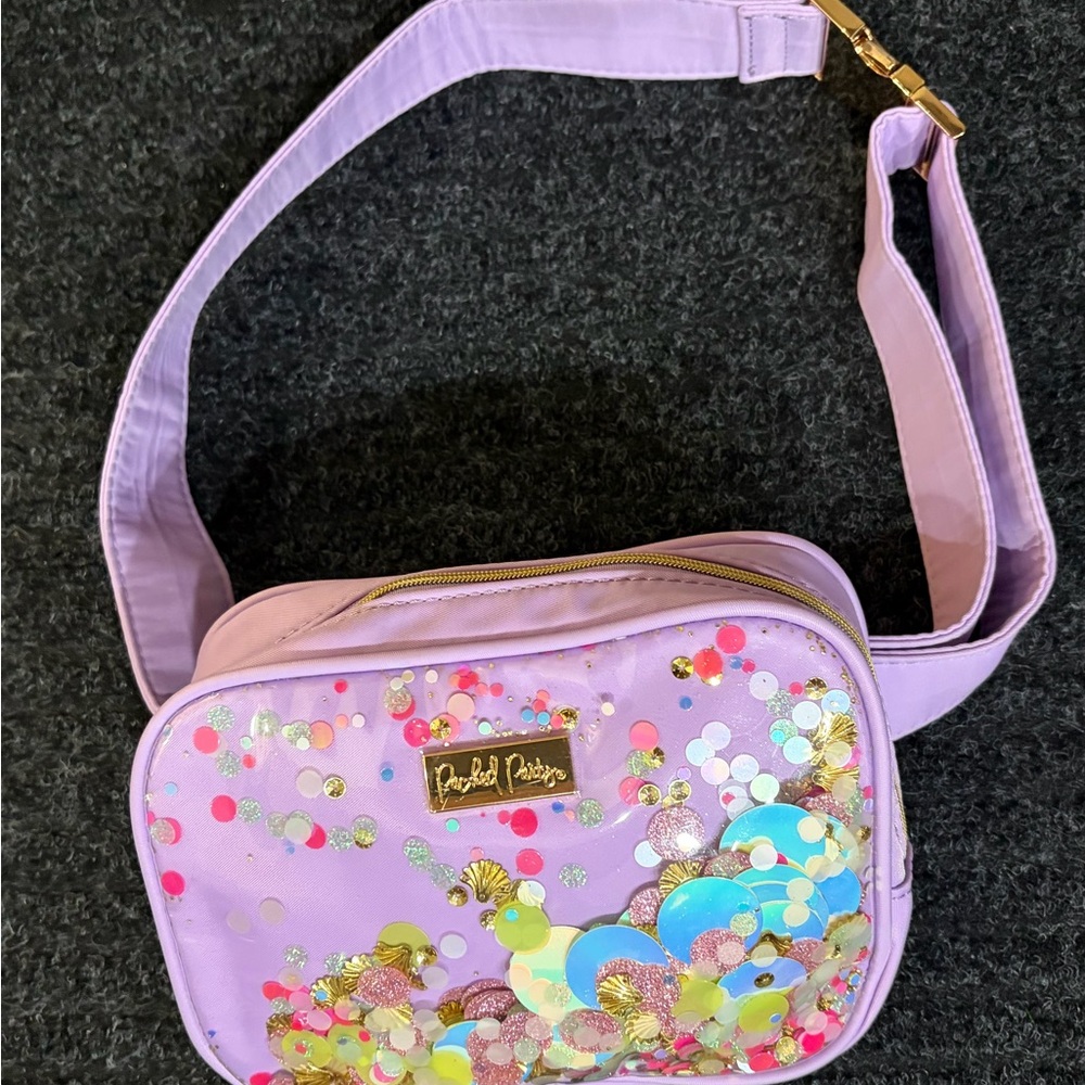 Packed Party Purple Sequin Crossbody Bag